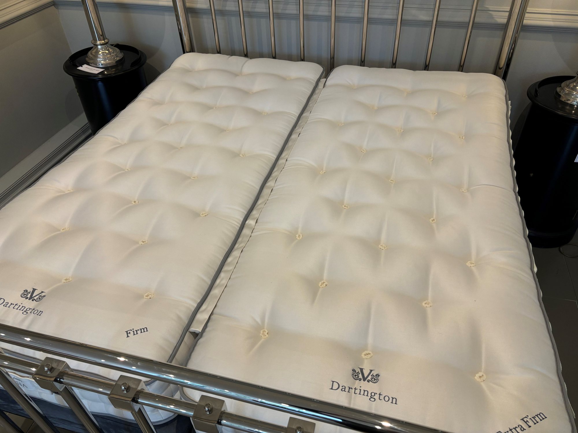 Vispring Dartington Mattress & Bed Base Super king Size Ex Display