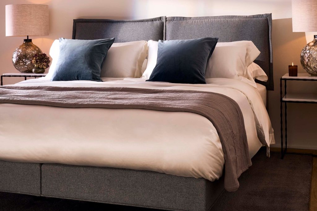 Weespring Bed Vispring Katherine Bed | Contemporary Floating Bed Set | And So To Bed