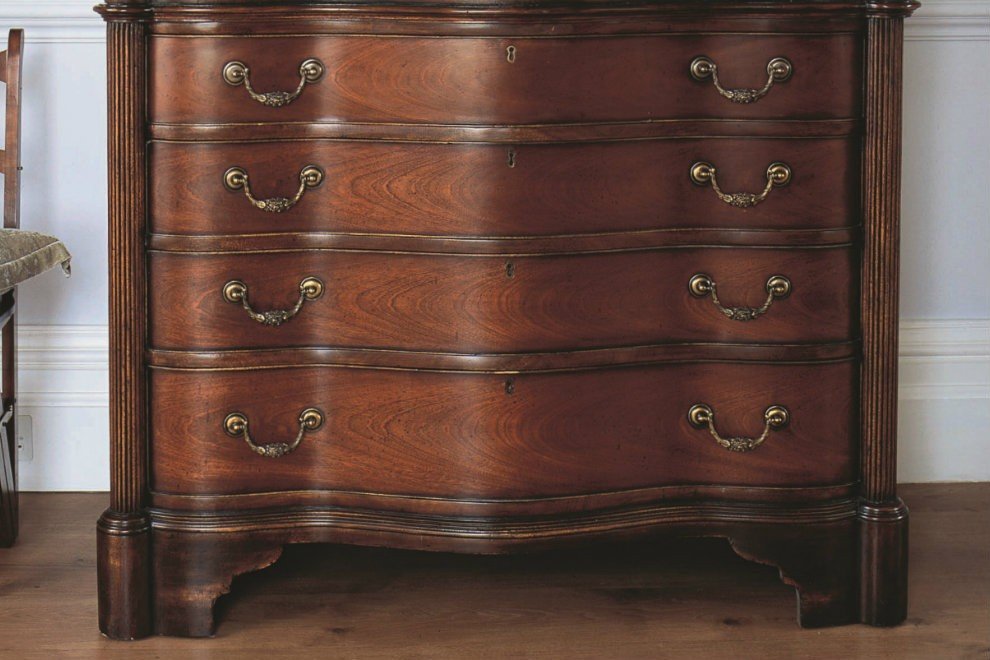 Eclectic Antique Pecan Chest of Drawers And So To Bed