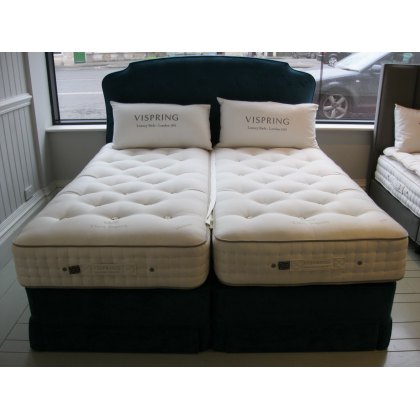Vispring Tiara Superb Superking Mattress and Divan Set with Headboard - EX DISPLAY