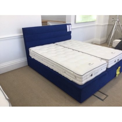 Vispring Dartington  Divan set  Zip & Link with Triton Headboard - Ex Display