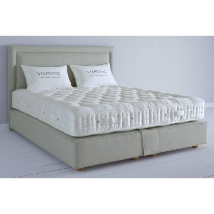 Vispring Baronet Superb  with Low Divan Base   Superking Size- Overstocked