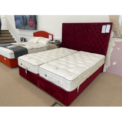 Vispring Kingsbridge Z&L Superking size Divan set with Aldo H/B-Ex Display