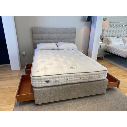 Vispring Regal Superb  Kingsize Drawer Divan Set & Triton Headboard  - Ex Display