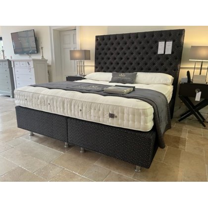 Vispring Devonshire Superking Divan set with Aldo H/B - Ex Display
