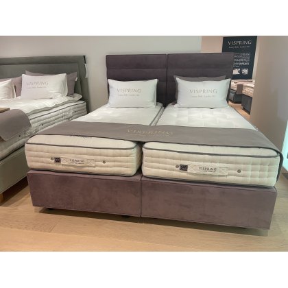 Vispring Regal Superb Superking size Z&L Divan Set & Triton Headboards  - Ex Display