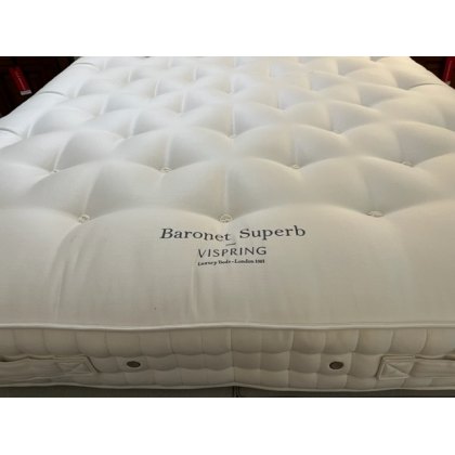 Vispring Baronet Superb- European King size Mattress Only (160 x 200cm) - Soft - ex display