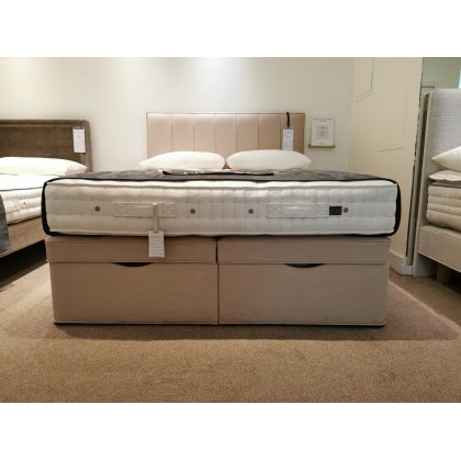 Vispring Europa Ottoman & Realm Mattress - King size with Hera h/b  - Ex Display