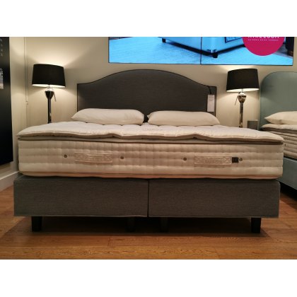 Vispring Tiara Superb Divan Set - Clabon H/B & Heaven Topper - Super king - Ex Display