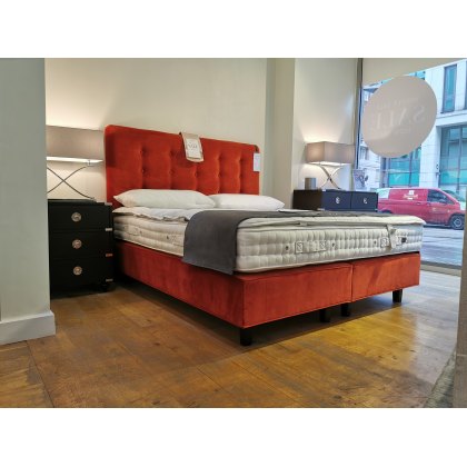 Vispring Baronet Superb Divan Set Super king with H/Board & Topper - Ex Display.