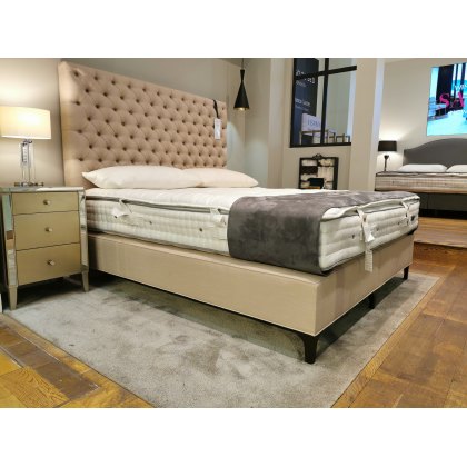 Vispring Kingsbridge Super King Divan set with Headboard & Topper Ex display