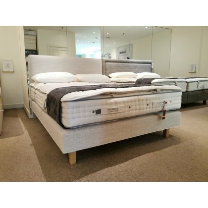 Vispring Regal Superb - King Size Divan Set - H/board & Topper - Ex Display