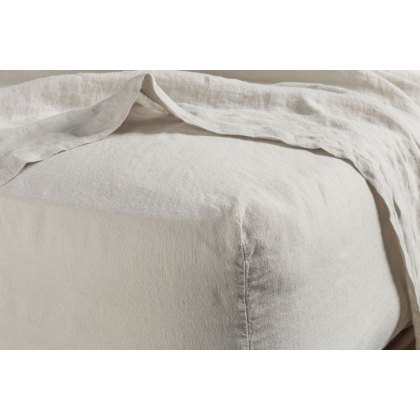 Bedfolk Linen Fitted Sheet Bedfolk Linen Fitted Sheet