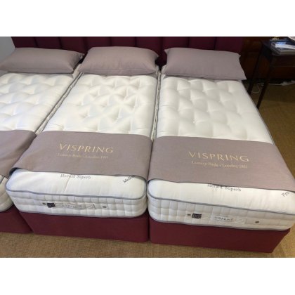 Vispring Herald Superb Superking size Divan set with Ceto Headboard - EX DISPLAY