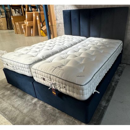 Vispring Herald Superb SuperKing Zip & Link Divan Set + Headboard - Ex Display