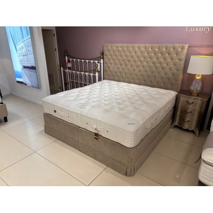 Vispring Excellence Divan Set with Aldo Headboard - Ex Display Vispring Excellence Divan Set with Aldo Headboard - Ex Display