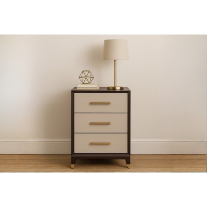 Bartock 3-Drawer Bedside Chest