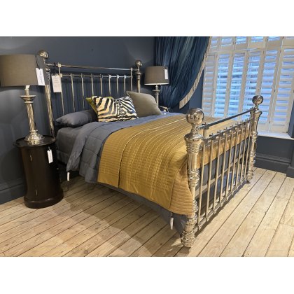 Dickens Nickel Bedstead & Slatted Base - Super King Size - Ex Display Dickens Nickel Bedstead & Slatted Base - Super King Size - Ex Display