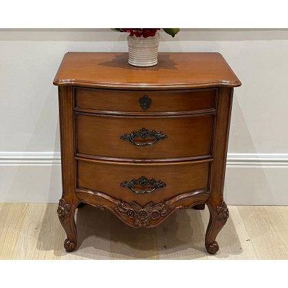 Louis XV Bedside Chest - Ex Display