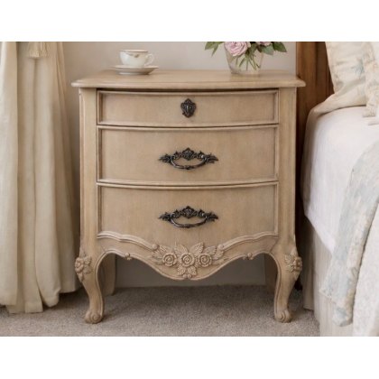 Louis XV Bedside Chest X 2  -  Ex Display