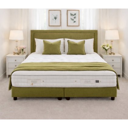 Vispring Dartington Mattress & De Luxe Divan Set - Super King Size - Ex Display.