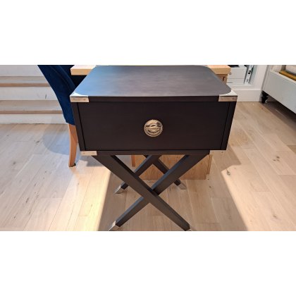 Greenwich 1 Drawer BSU Grey/Nickel - Ex Display