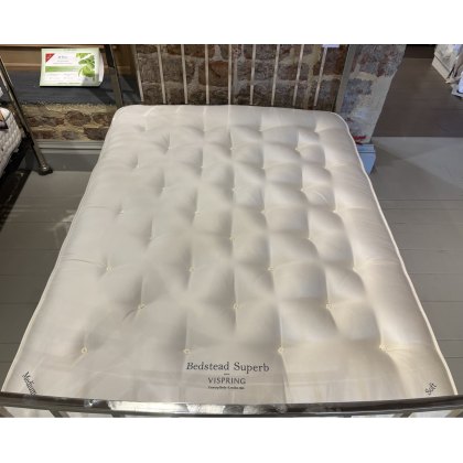 Vispring Bedstead Superb Mattress - King Size - Ex Display. Vispring Bedstead Superb Mattress - King Size - Ex Display.