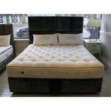 Vispring Sublime Superb Divan Set with Headboard Superking size -EX DISPLAY