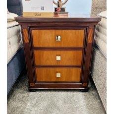 Palais 3 Drawer Bedside - Ex Display Palais 3 Drawer Bedside - Ex Display