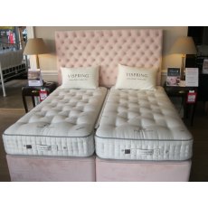 Vispring Regal Superb Zip & Link Superking set with Aldo Headboard - Ex Display Vispring Regal Superb Zip & Link Superking set with Aldo Headboard - Ex Display