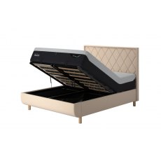 TEMPUR® Arc™ Ottoman Bed with Quilted Headboard TEMPUR® Arc™ Ottoman Bed with Quilted Headboard