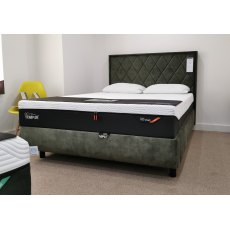 Tempur Arc Ottoman + Quilted Headboard - King Size - Ex Display. Tempur Arc Ottoman + Quilted Headboard - King Size - Ex Display.
