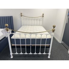 Juniper Bedstead + Slats & Hybrid Mattress - Double Size - Ex Display. Juniper Bedstead + Slats & Hybrid Mattress - Double Size - Ex Display.