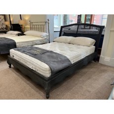 Brompton Caned Bedstead + Slatted Base - King Size - Ex Display. Brompton Caned Bedstead + Slatted Base - King Size - Ex Display.