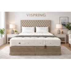 Vispring Excellence Divan Set with Aldo Headboard - Ex Display