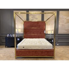 Hoxton Four Poster + Vispring Baronet Mattress & Bed Base - Superking - Ex Display Hoxton Four Poster + Vispring Baronet Mattress & Bed Base - Superking - Ex Display