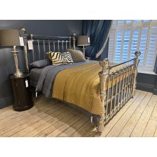 Dickens Nickel Bedstead & Slatted Base - Super King Size - Ex Display