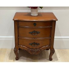 Louis XV Bedside Chest - Ex Display Louis XV Bedside Chest - Ex Display