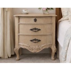Louis XV Bedside Chest X 2  -  Ex Display