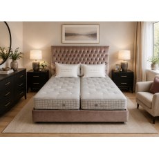 Emilia Grand Bedstead & Vispring Sublime Superb Divan Set - Superking - Ex Display.
