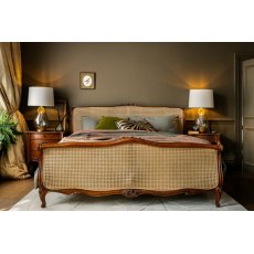 Louis XV Caned Bed Louis XV Caned Bed
