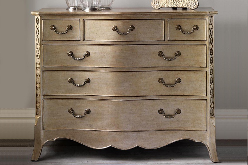 Georgian Silver Leafed Chest of Drawers