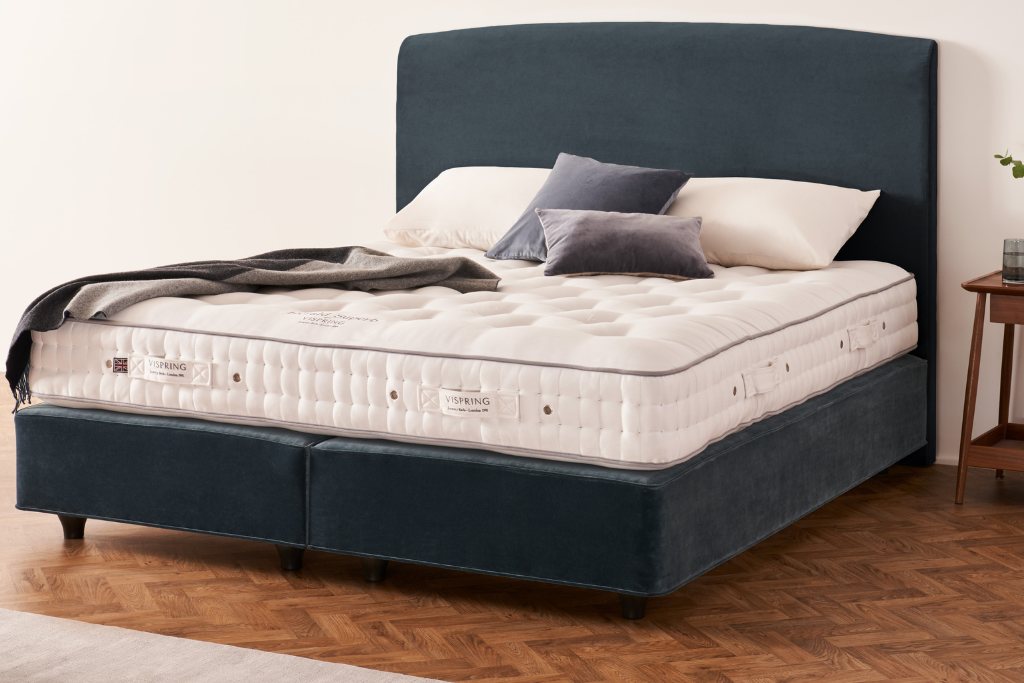 Vispring Herald Superb Mattress And Divan Set Large Emperor 217 X 215cm 7ft Shallow Divan 17cm