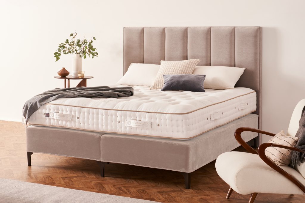 Vispring Victory Mattress And Divan Set Single 90 X 190cm 3ft Low Divan 25cm