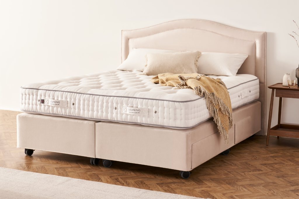 Vispring Regal Superb Mattress And Divan Set Small Super King 167 X 200cm 5ft 6inches Shallow Divan 17cm