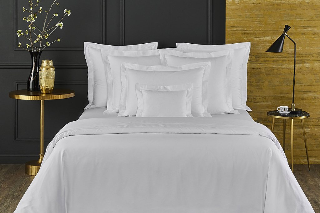 Yves Delorme Triomphe Duvet Cover Super King 260 X 220cm 6ft Blanc