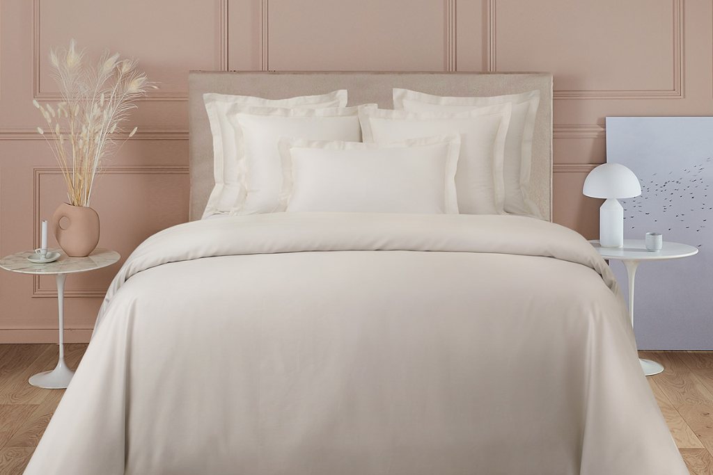 Yves Delorme Triomphe Duvet Cover - Nacre