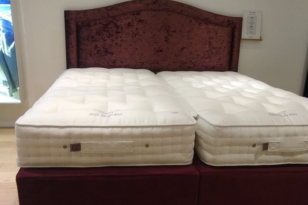 Vispring Vispring Victory Divan set (Super King) with Headboard - Ex Display