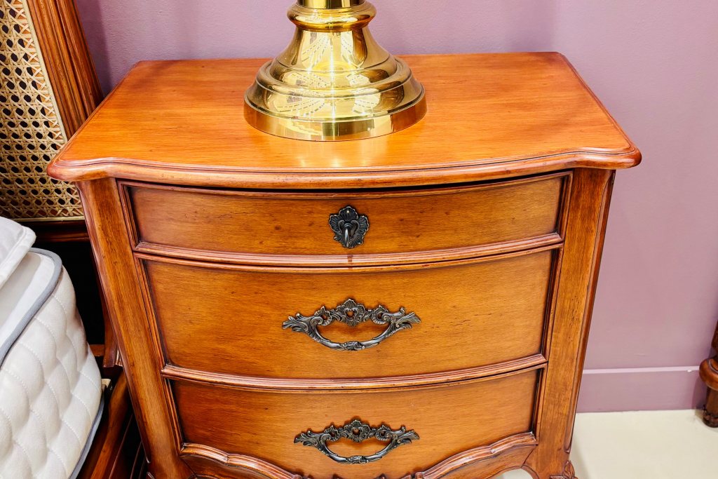 Louis XV Bedside Chest - Ex Display