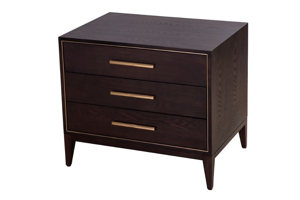 And So To Bed Ortiz 3 Drawer Side Table